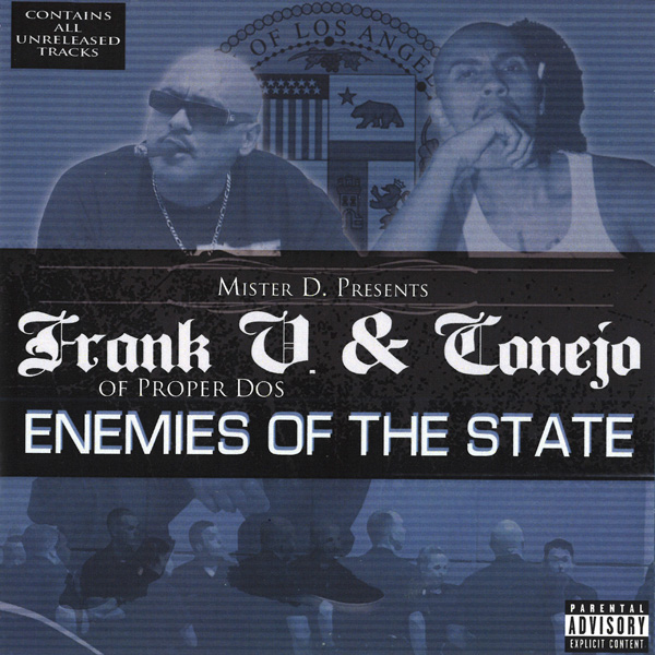 Frank V & Conejo - Enemies Of The State Chicano Rap